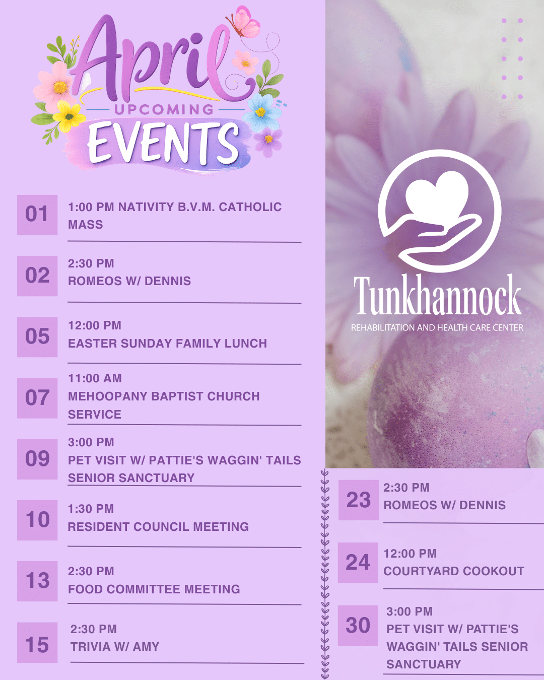 Tunkhannock April Events